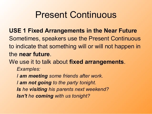 Talking about the future