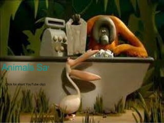 Animals Save the Planet – Shopping Bags   Click for short YouTube clip) 