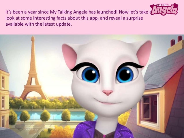 talking angela my talking angelas anniversary and gameplay easter my talking angela