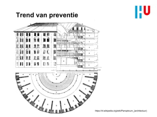 Trend van preventie
https://nl.wikipedia.org/wiki/Panopticum_(architectuur)
 