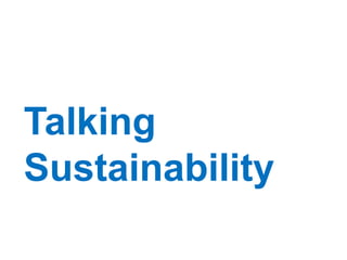 Talking Sustainability 