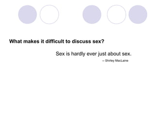 Talking With Teens About Sex - PPT