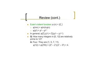 Number theory lecture (part 2) | PDF | Science