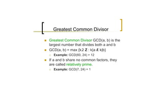 Number theory lecture (part 2) | PDF | Science