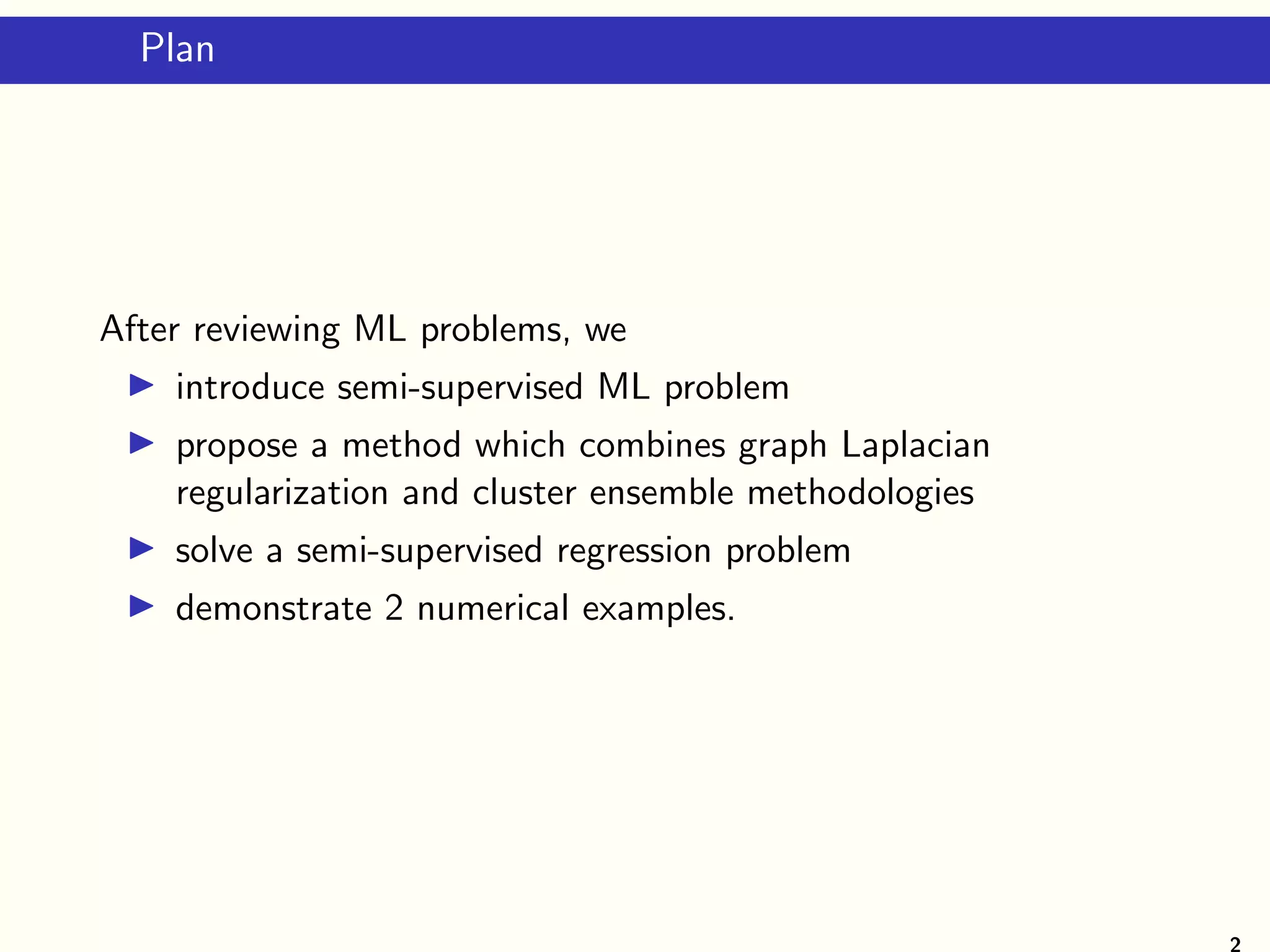 Semi supervised regression using cluster ensemble ppt