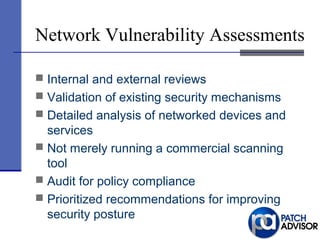 TALK Cybersecurity Summit 2017 Slides: Chris Goggans on Vulnerability Assessment