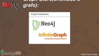 Graph Store(orientado a 
grafo): 
Isaac Garcia Jorge 
 