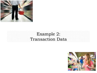Example 2:
Transaction Data
 
