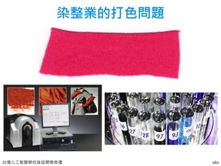 台灣人工智慧學校首屆開學典禮 260
染整業的打色問題
 