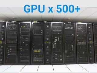 GPU x 500+
 
