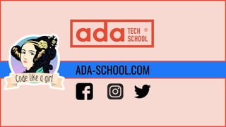 The new wave of coding schools  Ada Tech School, O’clock & Colori