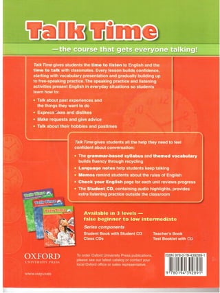 Talk time 1 | PDF