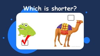 Which is shorter?
 