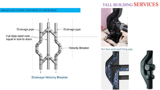 TALL BUILDING SERVICES
DRAINAGE FLOW CONTROL IN HIGH RISE
 