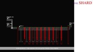 TOP DOWN 2: BEARING PILES & PLUNGE COLUMNS
THE SHARD
 