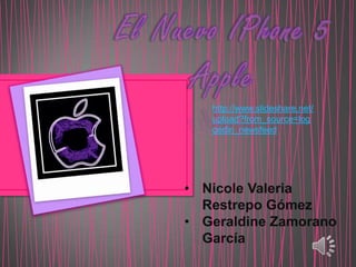 http://www.slideshare.net/
   upload?from_source=log
   gedin_newsfeed




• Nicole Valeria
  Restrepo Gómez
• Geraldine Zamorano
  García
 