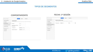 Taller de Analítica Web - Congreso CID-Murcia Slide 72