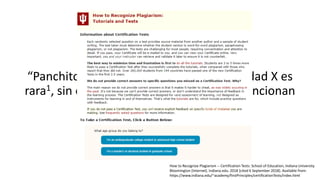 “Panchito y cols. Afirman que la enfermedad X es
rara1, sin embargo Perenganito y cols. Mencionan
todo lo contrario.2”
How to Recognize Plagiarism -- Certification Tests: School of Education, Indiana University
Bloomington [Internet]. Indiana.edu. 2018 [cited 6 September 2018]. Available from:
https://www.indiana.edu/~academy/firstPrinciples/certificationTests/index.html
 