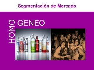 Segmentación de Mercado HOMO GENEO 