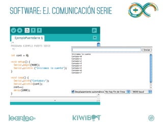 SOFTWARE: EJ. COMUNICACIÓN SERIE
	
 