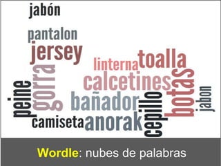 Wordle: nubes de palabras