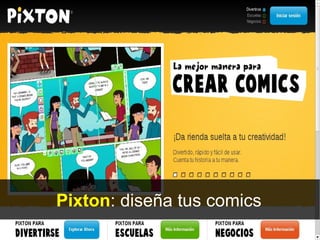 Pixton: diseña tus comics