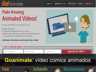 Goanimate: vídeo comics animados