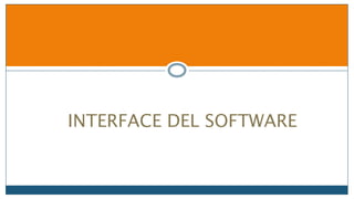 INTERFACE DEL SOFTWARE
 