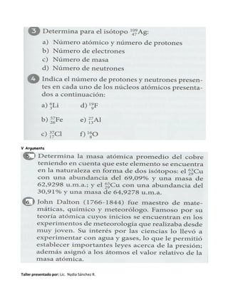 Taller presentado por: Lic. Nydia Sánchez R.
V Argumenta
 