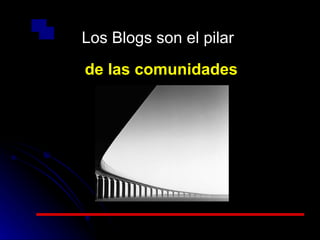 Los Blogs son el pilar de las comunidades 
