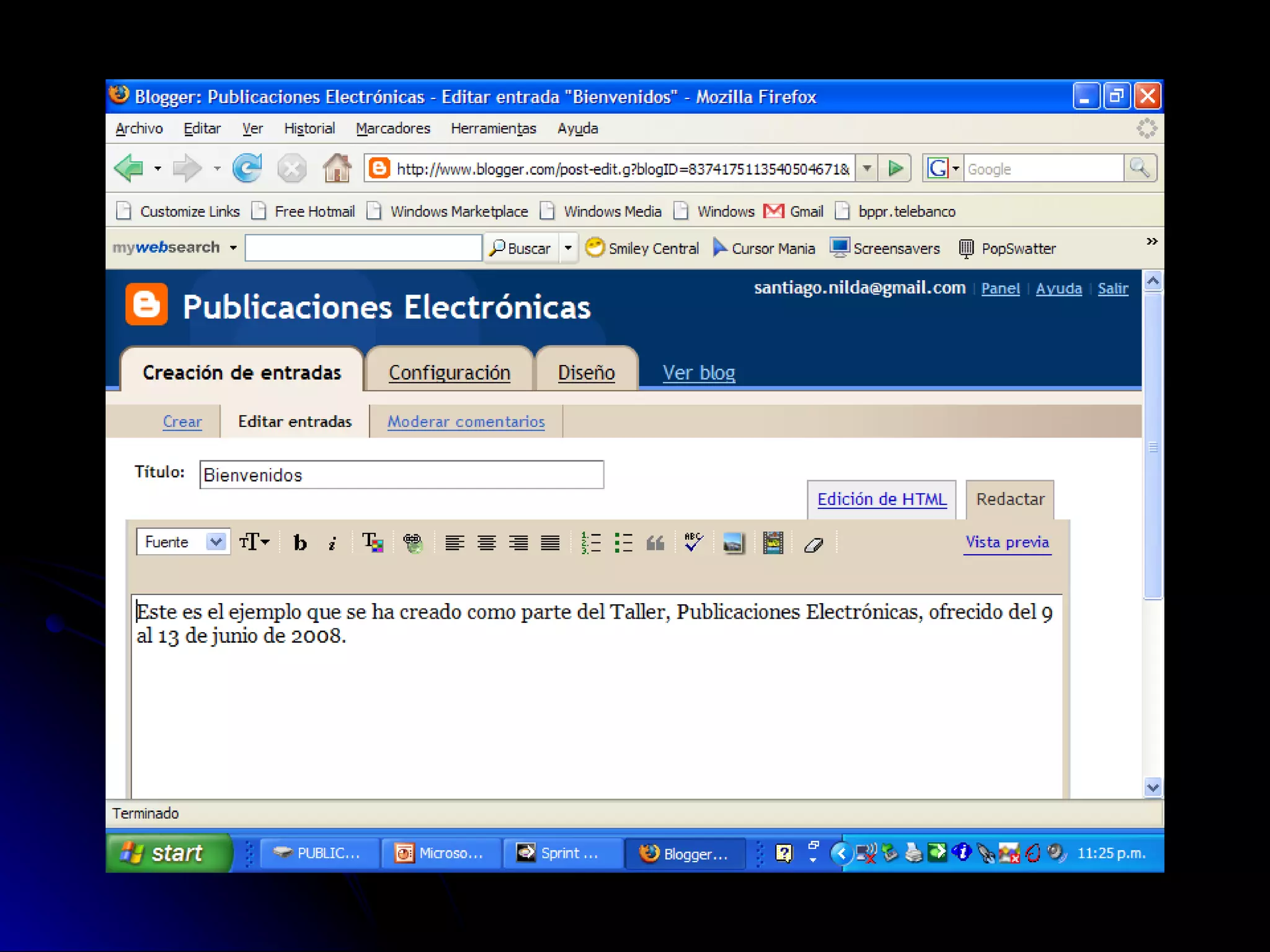 Funciones de edición http://profnsantigoyprogramadepublicaciones.blogspot.com/ 