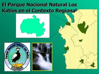 El Parque Nacional Natural Los Katios en el Contexto Regional 