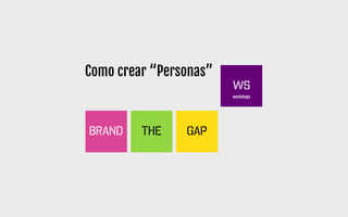 Como crear “Personas”
 
