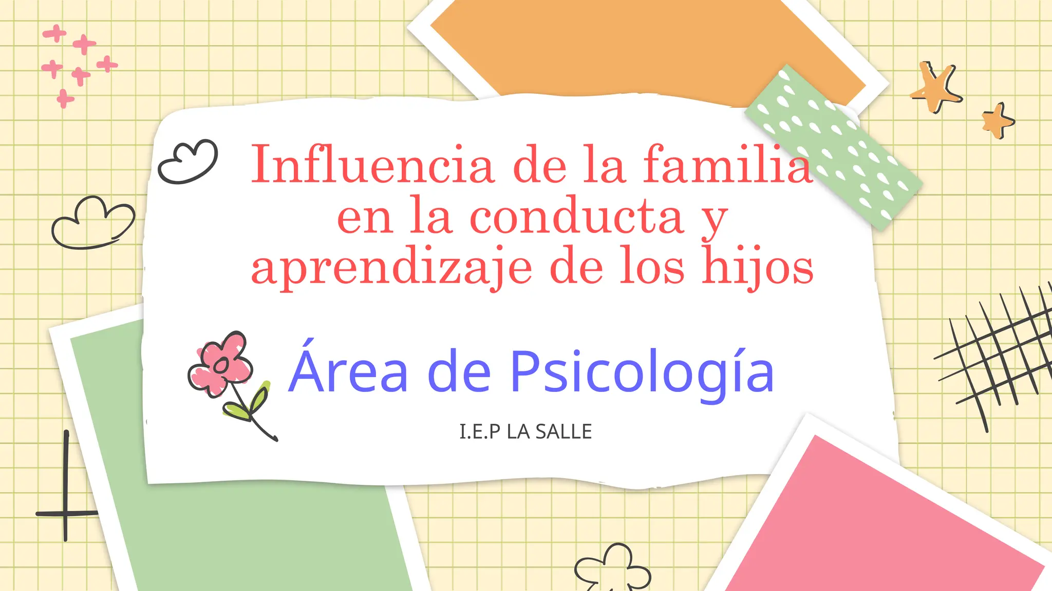 INFLUENCIA DE LA FAMILIA EN LA CONDUCTA Y APRENDIZAJE DE LOS HIJOS | PPT
