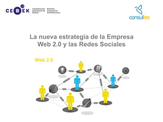La nueva estrategia de la Empresa
Web 2.0 y las Redes Sociales
 