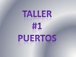 TALLER #1 PUERTOS 
