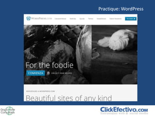 Practique: WordPress
 