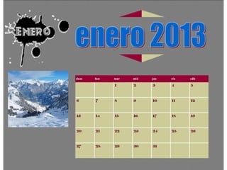 Taller 2. calendarios 2013
