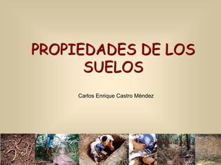 PROPIEDADES DE LOS
SUELOS
Carlos Enrique Castro Méndez
 