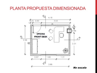 PLANTA PROPUESTA DIMENSIONADA




                        No escala
 