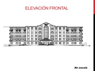 ELEVACIÓN FRONTAL




                    No escala
 