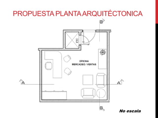 PROPUESTA PLANTA ARQUITÉCTONICA




                         No escala
 