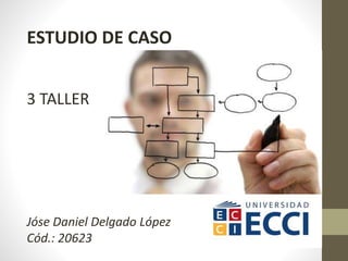 ESTUDIO DE CASO
3 TALLER
Jóse Daniel Delgado López
Cód.: 20623
 