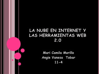 Mari Camila Morillo
Angie Vanesa Tobar
11-4
 