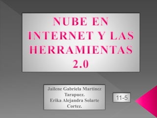 Jailene Gabriela Martínez
Tarapuez.
Erika Alejandra Solarte
Cortez.
11-5
 