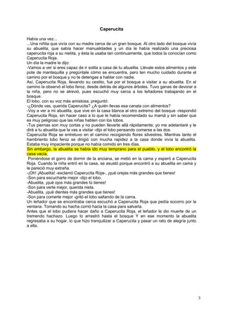 Taller 3: Lectura Caperucitas 
