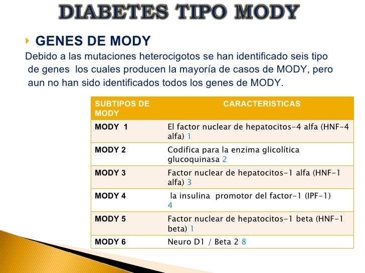 gen de la diabetes glucoquinasa mody
