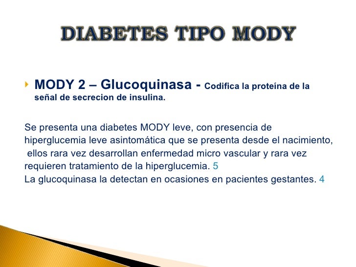 DIABETES TIPO MODY TALLER 4 DIABETES TIPO MODY TALLER 4