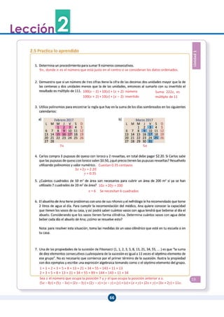 Taller 4 Taller expresiones algebraicas grado 8 | PDF