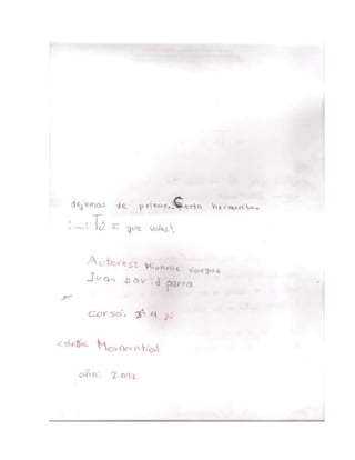 TALLER 5  GRADO TERCERO